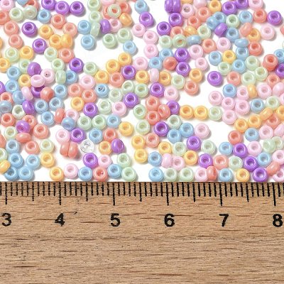 Baking Paint Glass Seed Beads SEED-P006-03A-18-1