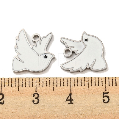316 Surgical Stainless Steel Charms STAS-G325-06P-1