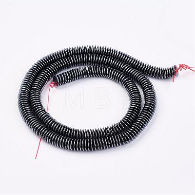 Non-magnetic Synthetic Hematite Beads Strands G-P262-12-1