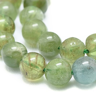 Natural Apatite Beads Strands G-F674-02-6mm-1