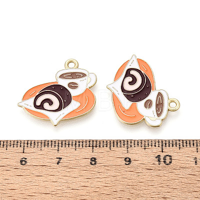 Alloy Enamel Pendants PALLOY-T093-19G-1