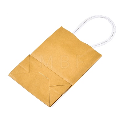 Pure Color Kraft Paper Bags AJEW-G020-A-06-1