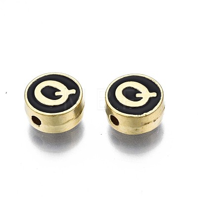 Alloy Enamel Beads ENAM-N052-006-02Q-RS-1