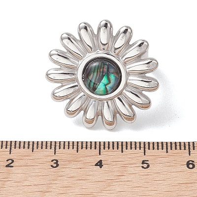 Adjustable 304 Stainless Steel Cuff Open Rings RJEW-JR01019-02-1