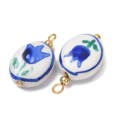 Handmade Porcelain Pendants PR-CBA8966-08G-1