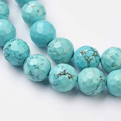 Synthetic Turquoise Bead Strands G-G945-05-10mm-1