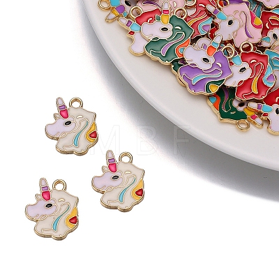 Alloy Enamel Pendants PW-WG47408-05-1