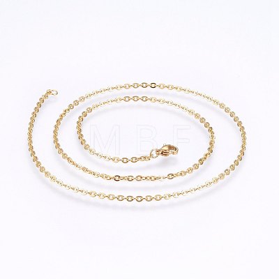 304 Stainless Steel Cable Chains Necklaces NJEW-F226-04G-04-1