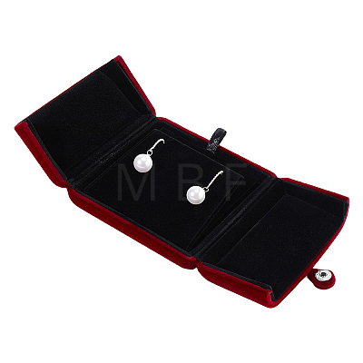 Velvet Jewelry Packing Boxes for Big Pendants CON-WH0085-226A-01-1