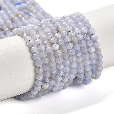 Natural Blue Lace Agate Beads Strands G-Z074-A01-01-1