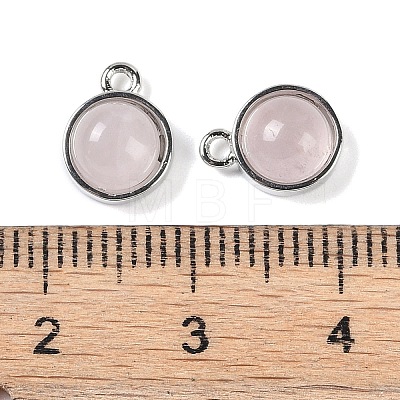 Natural Rose Quartz Pendants G-K372-03P-12-1