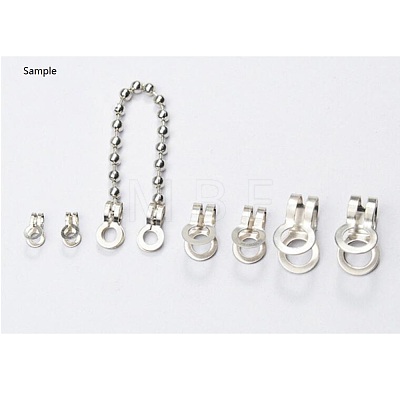 304 Stainless Steel Ball Chain Connectors X-STAS-R089-03-1