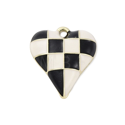 Alloy Enamel Pendants ENAM-F152-02G-01-1