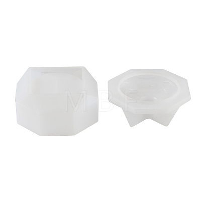 Octagon DIY Candle Cup Silicone Molds DIY-Q037-10B-1