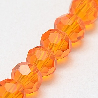 Eco-Friendly Glass Round Bead Strands EGLA-J042-6mm-M03-1