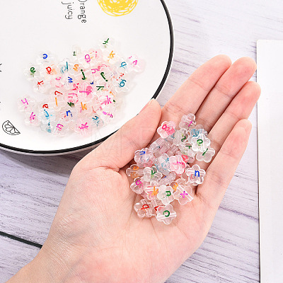 Transparent Clear Acrylic Beads MACR-YW0001-23G-1