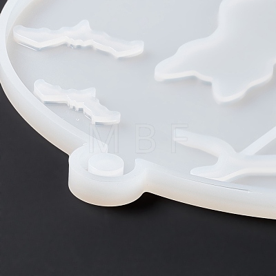 DIY Flat Round Pendant Decoration Food-grade Silicone Molds SIMO-D002-03A-1