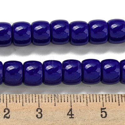 Opaque Glass Beads Strands X-GLAA-NH0002-B01-1