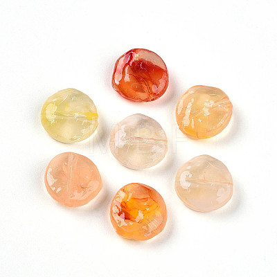 Transparent Acrylic Beads TACR-T028-41E-1