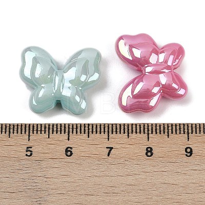 UV Plating Opaque Acrylic Beads MACR-L007-02A-1