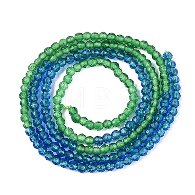 Transparent Glass Beads Strands GLAA-N074-01A-09-1