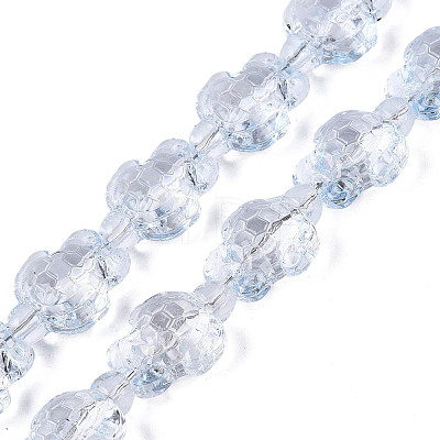 Transparent Glass Beads Strands DGLA-N021-02A-1