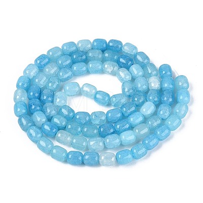Baking Paint Crackle Glass Beads Strands DGLA-N019-01B-01-1