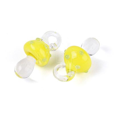 Handmade Lampwork Pendants LAMP-T021-14I-1