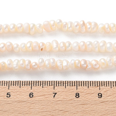 Natural Cultured Freshwater Pearl Beads Strands PEAR-I007-02O-01-1