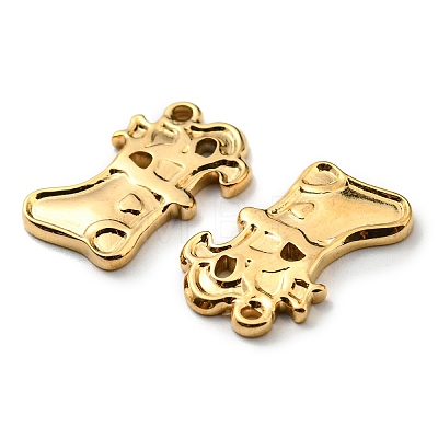 Ion Plating(IP) 304 Stainless Steel Charms STAS-Q248-11G-1