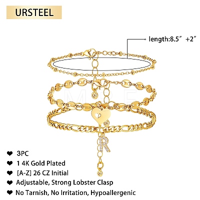 Anklets Sets AJEW-AN00383-18-1
