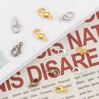 Alloy & Brass Lobster Claw Clasps FIND-MSMC003-01-1