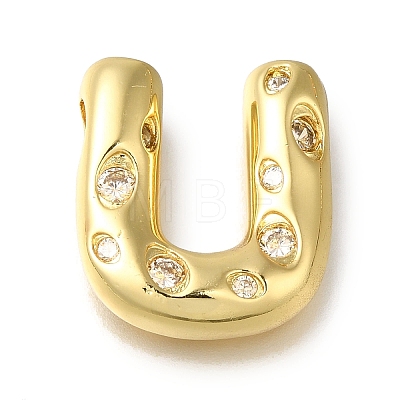 Brass with Cubic Zirconia Pendant KK-Q818-03U-G-1