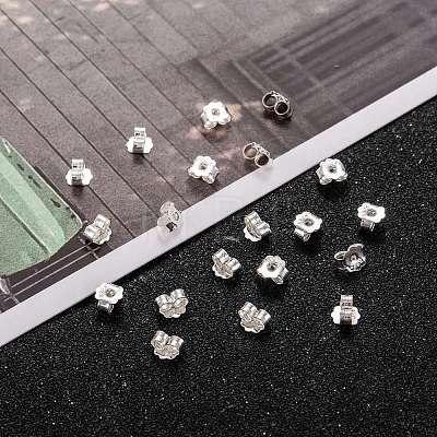 925 Sterling Silver Friction Ear Nuts STER-L063-09S-1