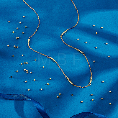 300Pc Brass Spacer Beads FIND-UN0015-46G-1