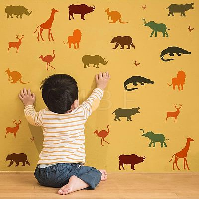 Plastic Reusable Drawing Painting Stencils Templates DIY-WH0172-920-1