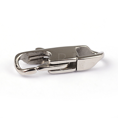 304 Stainless Steel Lobster Claw Clasps STAS-E104-29P-1