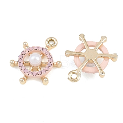 Alloy & Resin & ABS Plastic Pearl Pendants RE-CBA415D-37G-1