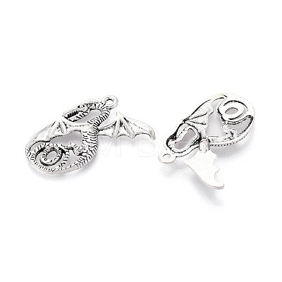 Tibetan Style Alloy Pendants TIBEP-T054-15AS-1