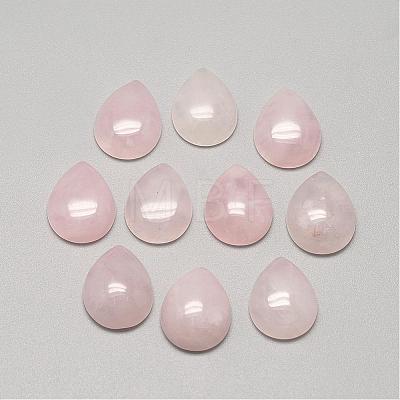 Natural Rose Quartz Cabochons G-R417-13x18-48-1