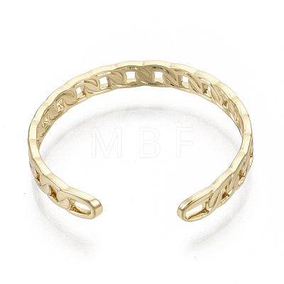 Brass Cuff Finger Rings RJEW-N030-006-NF-1
