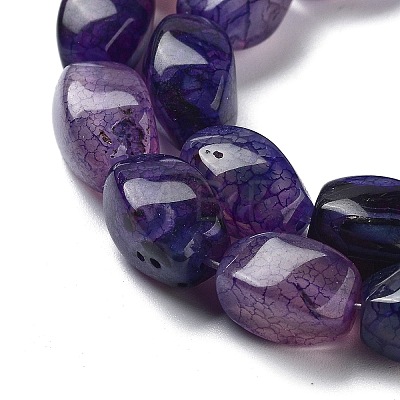 Natural Dragon Veins Agate Beads Strands G-G172-01N-1