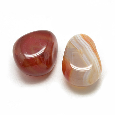 Natural Red Agate Beads G-Q947-30-1