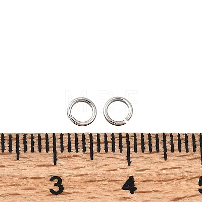 Brass Open Jump Rings KK-B147-03B-P-1