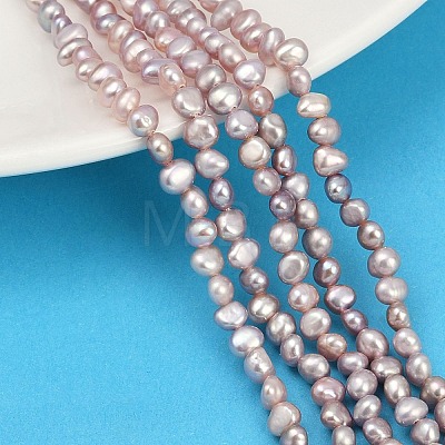 Natural Cultured Freshwater Pearl Beads Strands PEAR-P064-19B-11B-1