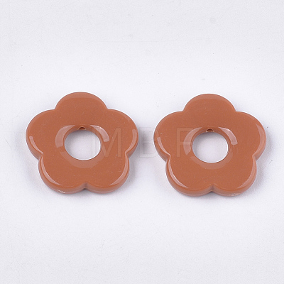 Opaque Acrylic Pendants OACR-T011-55-1