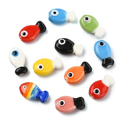 Marine Animal Handmade Porcelain Beads PORC-CJZ0001-01B-1