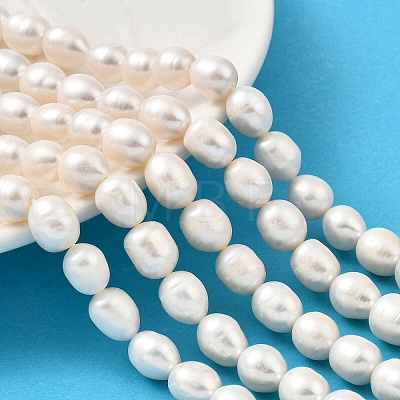 Natural Cultured Freshwater Pearl Beads Strands PEAR-I007-01E-02A-1