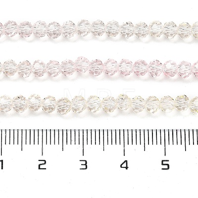 Transparent Painted Glass Beads Strands DGLA-A034-T4mm-A25-1