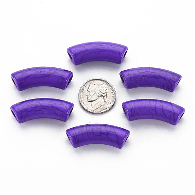 Opaque Crackle Acrylic Beads LS-MACR-S372-001N-004-1